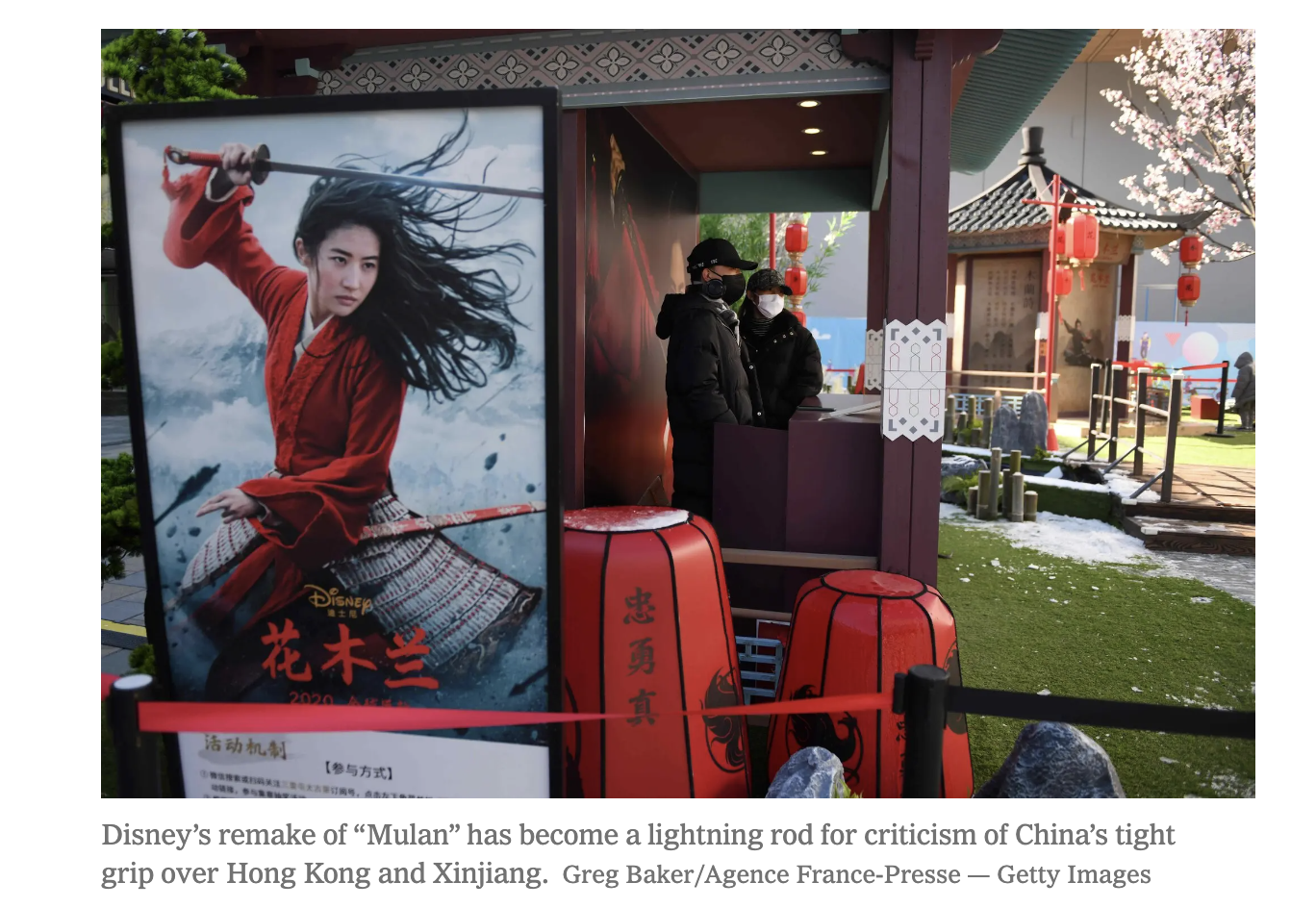 Why Calls to Boycott ‘Mulan’ Over Concerns About China Are Growing