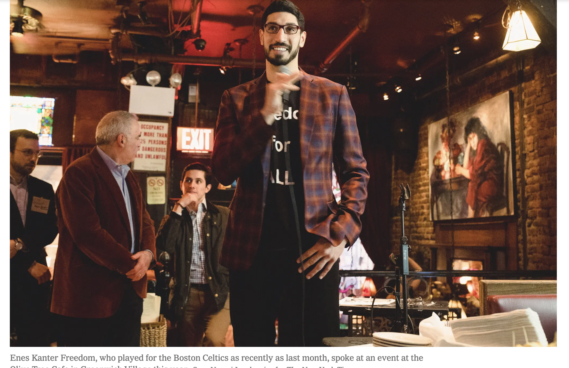 Basketball Skills Got Him to the N.B.A., but Activism Made His Name